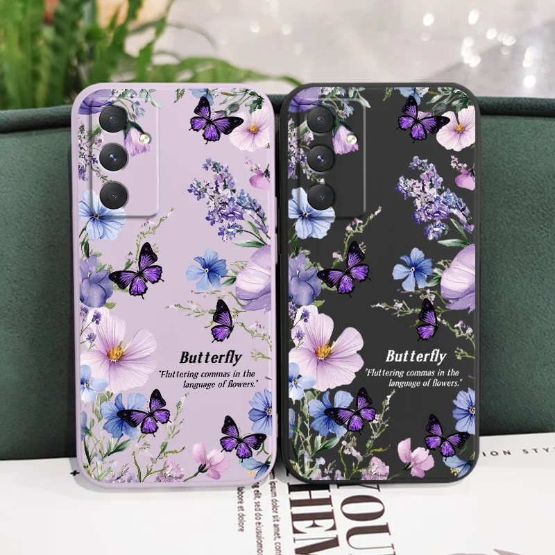 Purple Butterflies Fly Phone Case