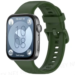Smartwatch Silicone Sport Band - Premium Strap for Huawei Watch 2024 Accessories (10 official green)