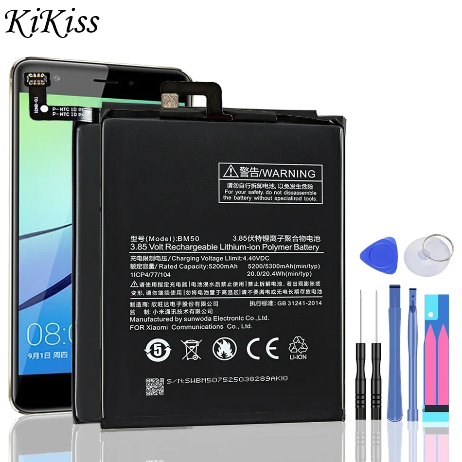 Batteria Per Xiaomi Mi Mix Max 1 2 3 2S 4 4S 5 5S 5X 6 6X 7 8 Se 9 9T 10 10T Pro Plus Lite/Mi2 Mi5 Mi4S Per Xiao Mi Bm4C Bm3K