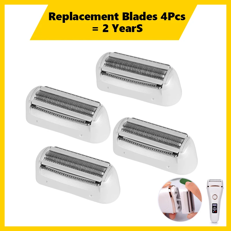 

4/1Pcs Razor Heads Shaver Set Women Hair Remover Razor Blades Set Ladies Shaver Replacement Head Tools