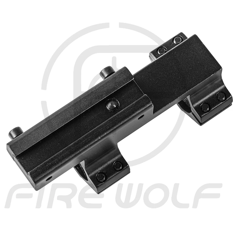 FIRE WOLF Extended DIY 25.4mm Ring 11mm Dovetail Rail Z Type Scope Mount Fit For Rifle Scope Hunting