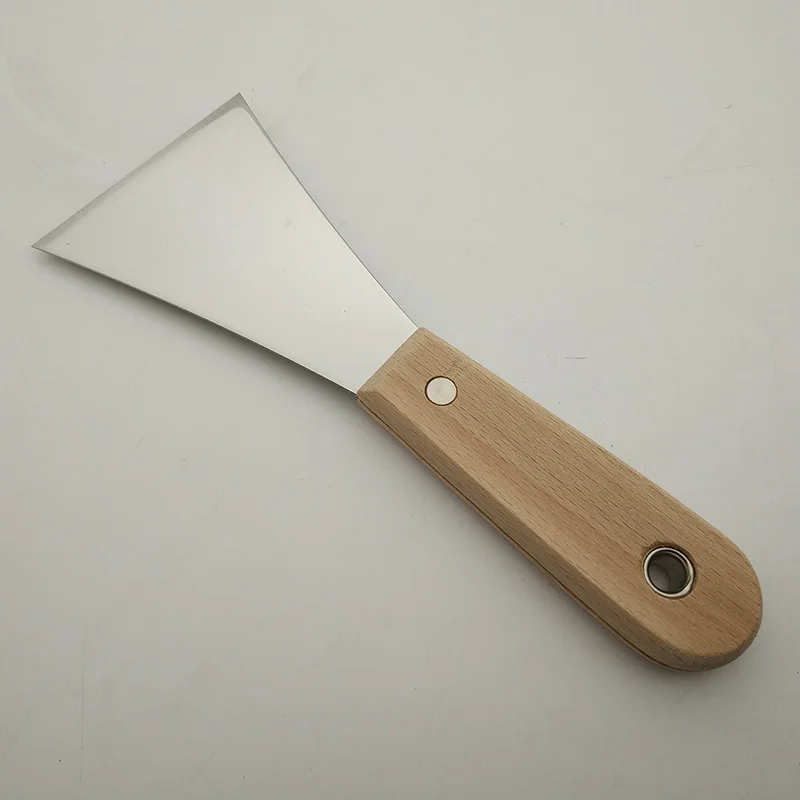 Japanese Diagonal Putty Knife Stainless Steel Coat Knife Corner Spatula Patel Push Shovels Construction Tools For Tile Builder