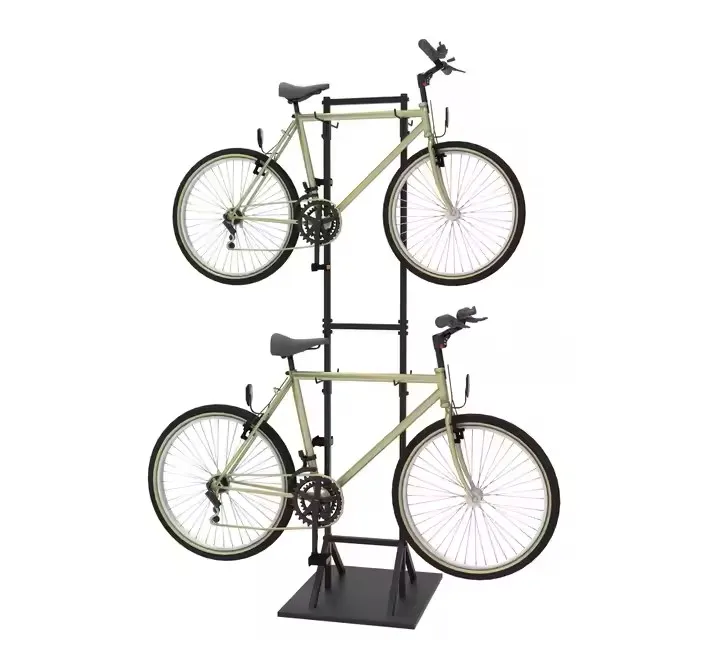 Metal-Bike-Rack-Holds-2-Bicycles-for-MTB-Bike-Road-Holder-Inner-Bicycle ...