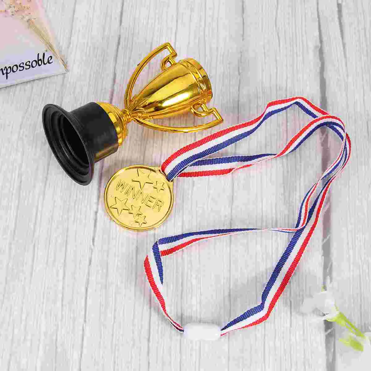 

16 Pcs Kids Gift Small Medals The Gifts for Stocking Stuffers Mini Trophy Reward Prizes