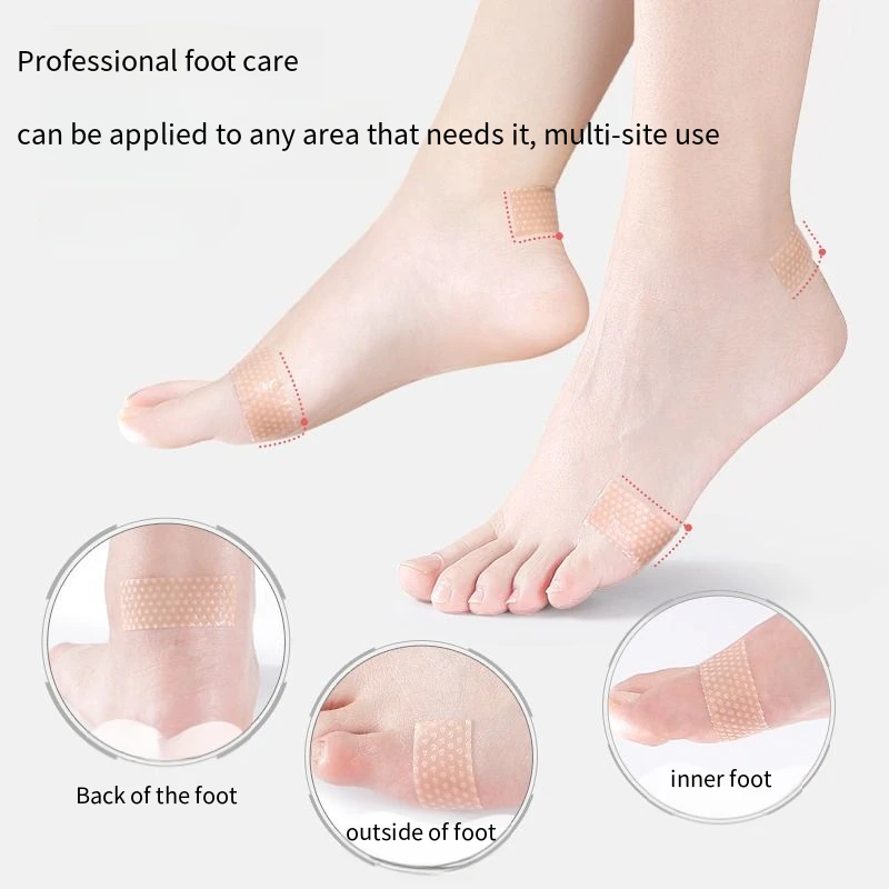 Heel Protector Silicone Gel Heel Stickers Biomimetic Anti Pain Relief Foot Care Products Multifunctional Invisible Inserts