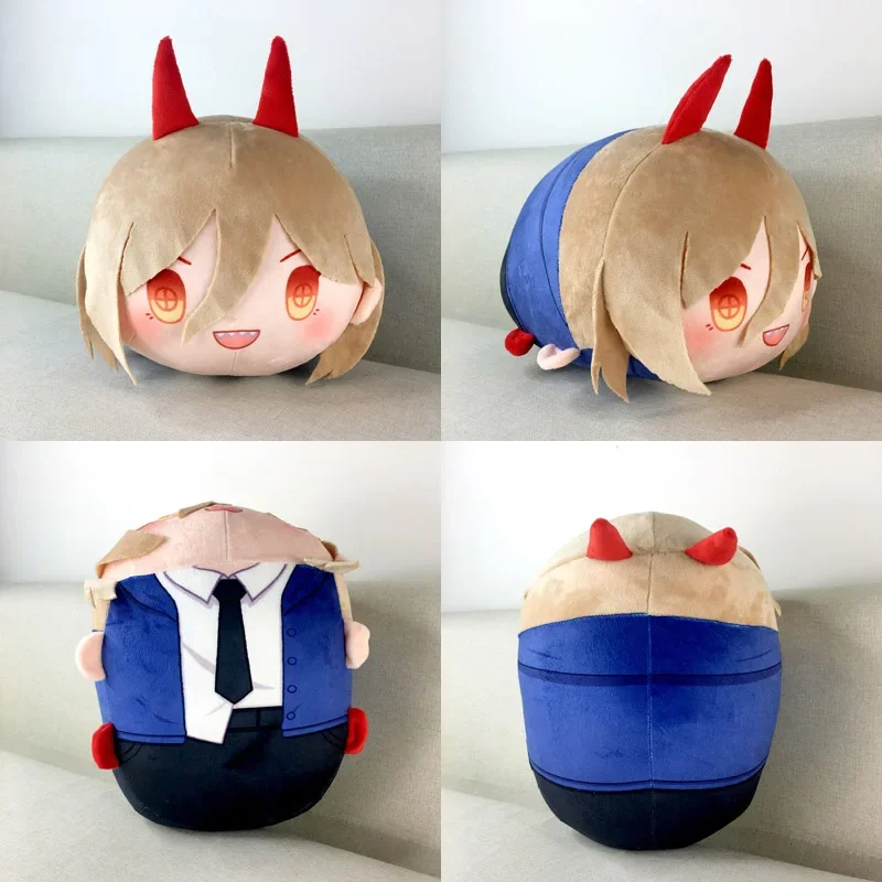 30cm Japanese Anime Denji Makima Power Kawaii Cosplay Prop Plush Dango Mascot Cute Plushies Stuffed Doll Fan Gift