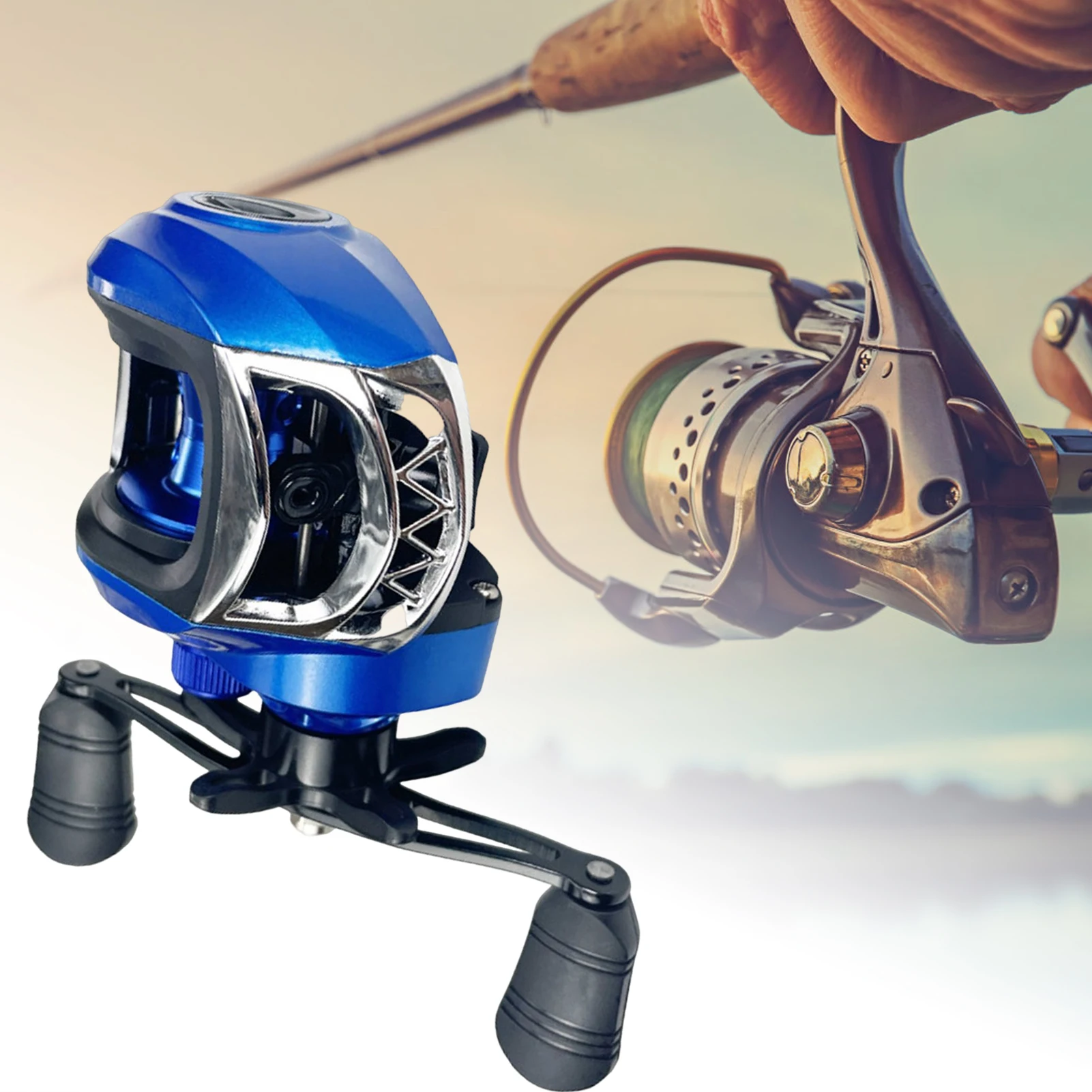 Low Profile Casting Baitcast Reels Magnetic Braking System Compact Design  Baitcaster Fishing Reel Conventional Reel for Catfish - AliExpress