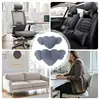 General Heart Angel Wings Pillow 2X Car Headrest Pillow With Wings Cozy Cute Car Pillow Headrest For Driving Home 4