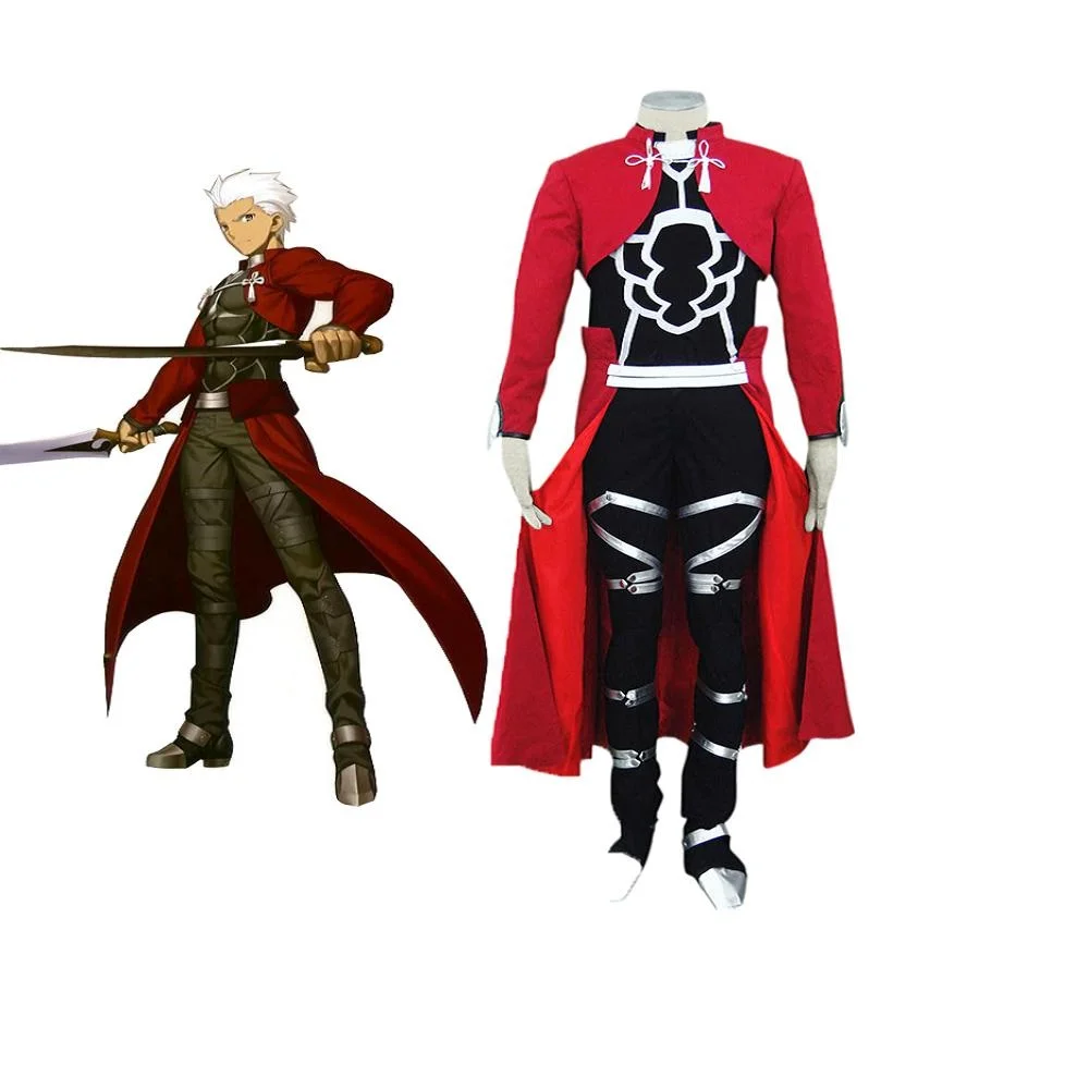 

Унисекс аниме Cos Fate Archer EMIYA Косплей костюмы наряд Хэллоуин Рождественская форма костюмы