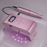 3 in 1 Nail Drill Machine 35000 RPM Wireless Rechargeable Manicure Machine for Polisher Pedicure Electric Drill With Nail Dryer 1