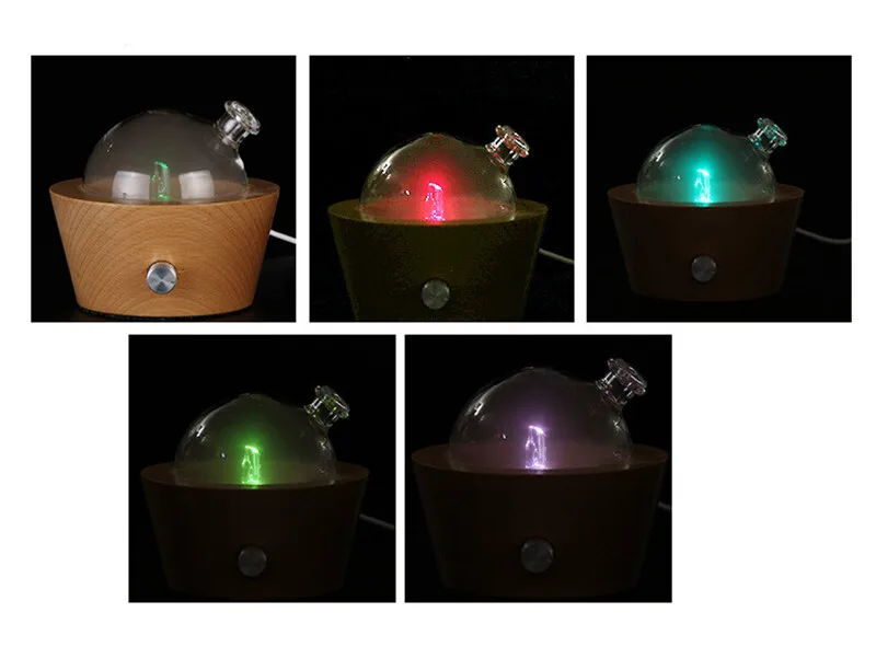 Wooden Glass Aroma Diffuser Waterless Essential Oil Nebuliser_voghion.com