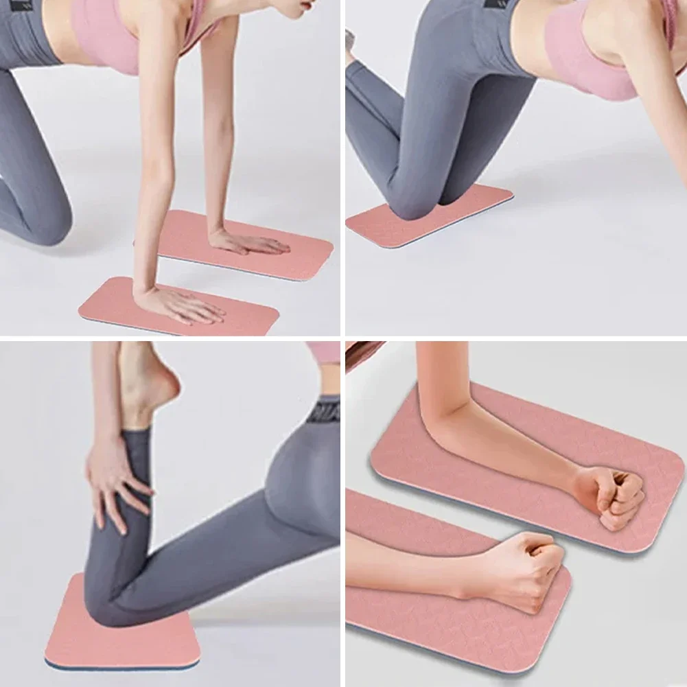 Yoga Knee Pad Cushion 2Pcs Soft TPE Pad Support Protective For Elbow Leg Arm Balance Exercise Fitness Workout Yoga Mat