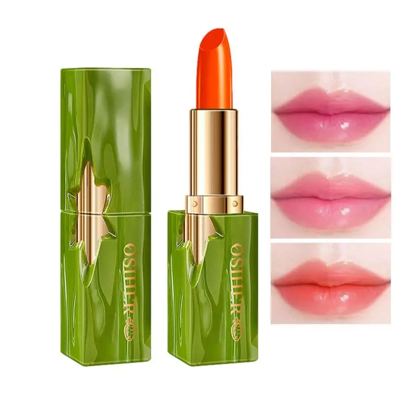 

Color Change Lipstick Carotene Silky Lip Balm Moisturizing Color Changing Non-Stick Makeup Lip Gloss Waterproof For Parties