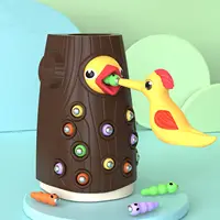 Intelligence Development Of Woodpecker Insect Catching Game Toy, Early Education Magnetic Fishing Toys for Children Kids Gifts 1