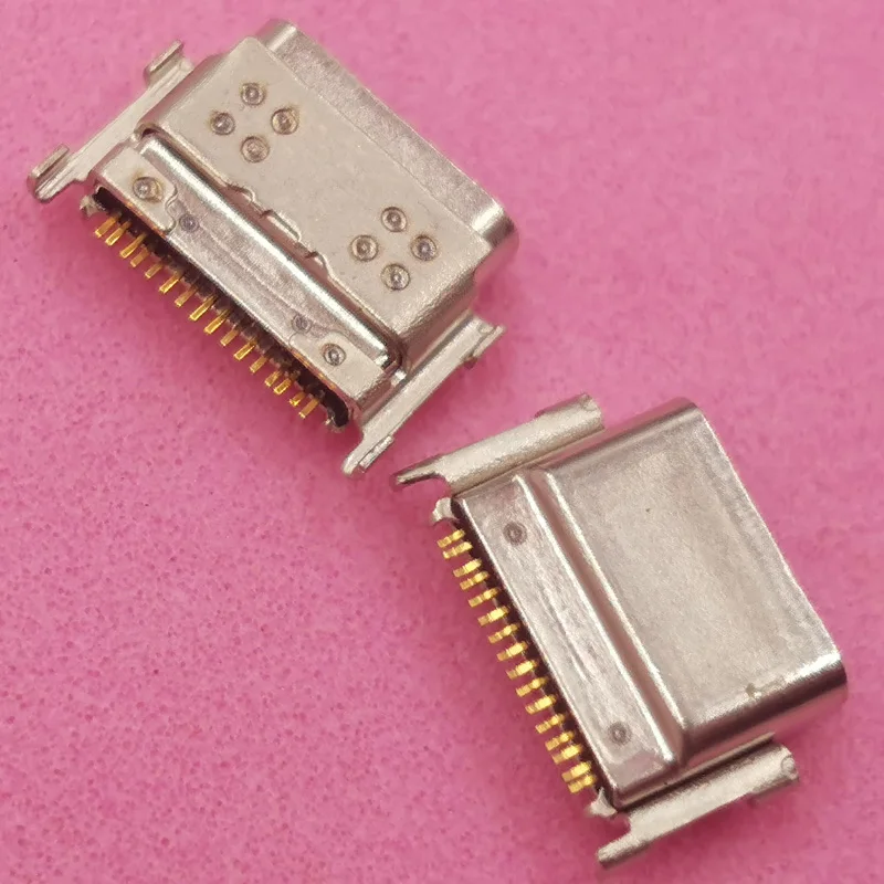 50Pcs USB Charger Charging Dock Port Type C Plug Contact Connector Jack For LG K41S K61 K92 K920 K51 LMQ630EAW Q630 K50S K51S