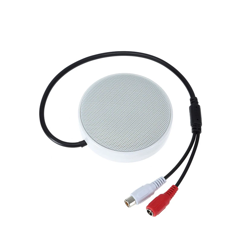 

Audio surveillance microphone, Noise reduction pickup, high-definition sound quality, imported IC chip, for Hikvision camera