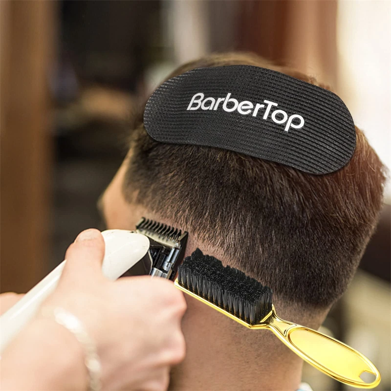 Фото Щипцы для парикмахеров Barbertop, клейкая лента для стрижки, профессиональная ручка с покрытием, кисть для стрижки волос, набор для парикмахерской, инструменты для укладки №5