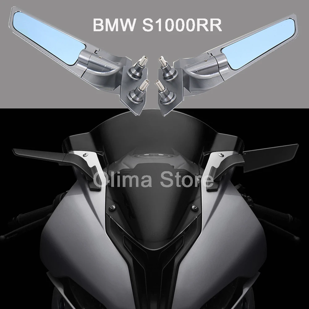 今季ブランド Bmw S1000rr 21 22 M1000rrr 21 22用の調整可能な回転式モーターサイクルバックミラー 店舗 Babyspalace Sa