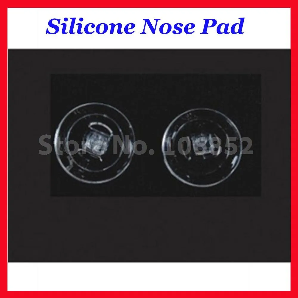 Glasses Nose Pads Round type silicone 9mm 11mm screw-in or push-in type 20pieces=10pairs