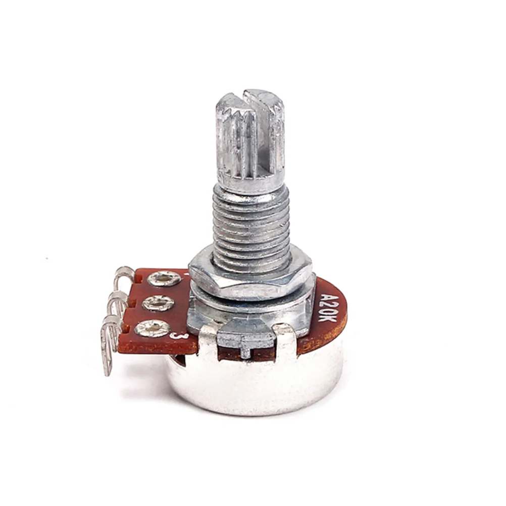 

A10K-Ohm Control Pot Replace Instruments Guitar Accessories Audio Tone Potentiometer With Split Shaft 18mm GP201 GP202 GP203