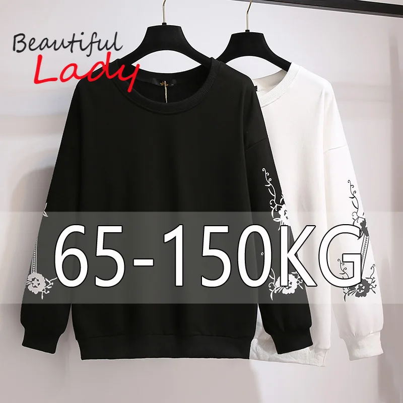 65 150Kg B y k Boy Kazak Kad n Ilkbahar Ve Sonbahar Bask l Pamuk O 