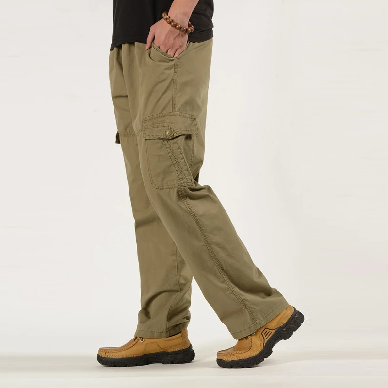 Men Pants Large size Big 6XL Plus Men's Cargo Pants Trousers For Men Sports Military Style Trousers Jogger Male