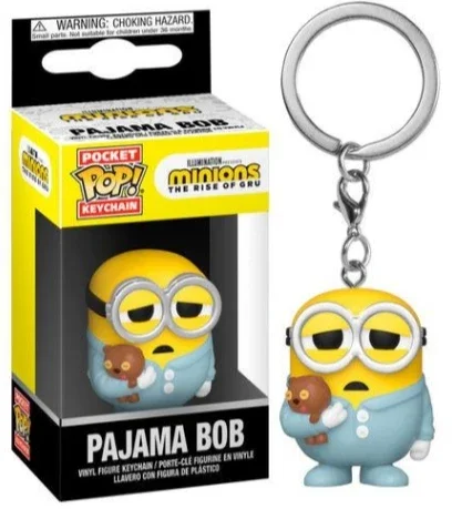 thumbnail image 4 of Funko Pop Despicable Minions Me CARL Pajama Bob Agnes Pocket Pop Llavero the Rise of GRV Figura de vinilo Juguetes, 4 of 5