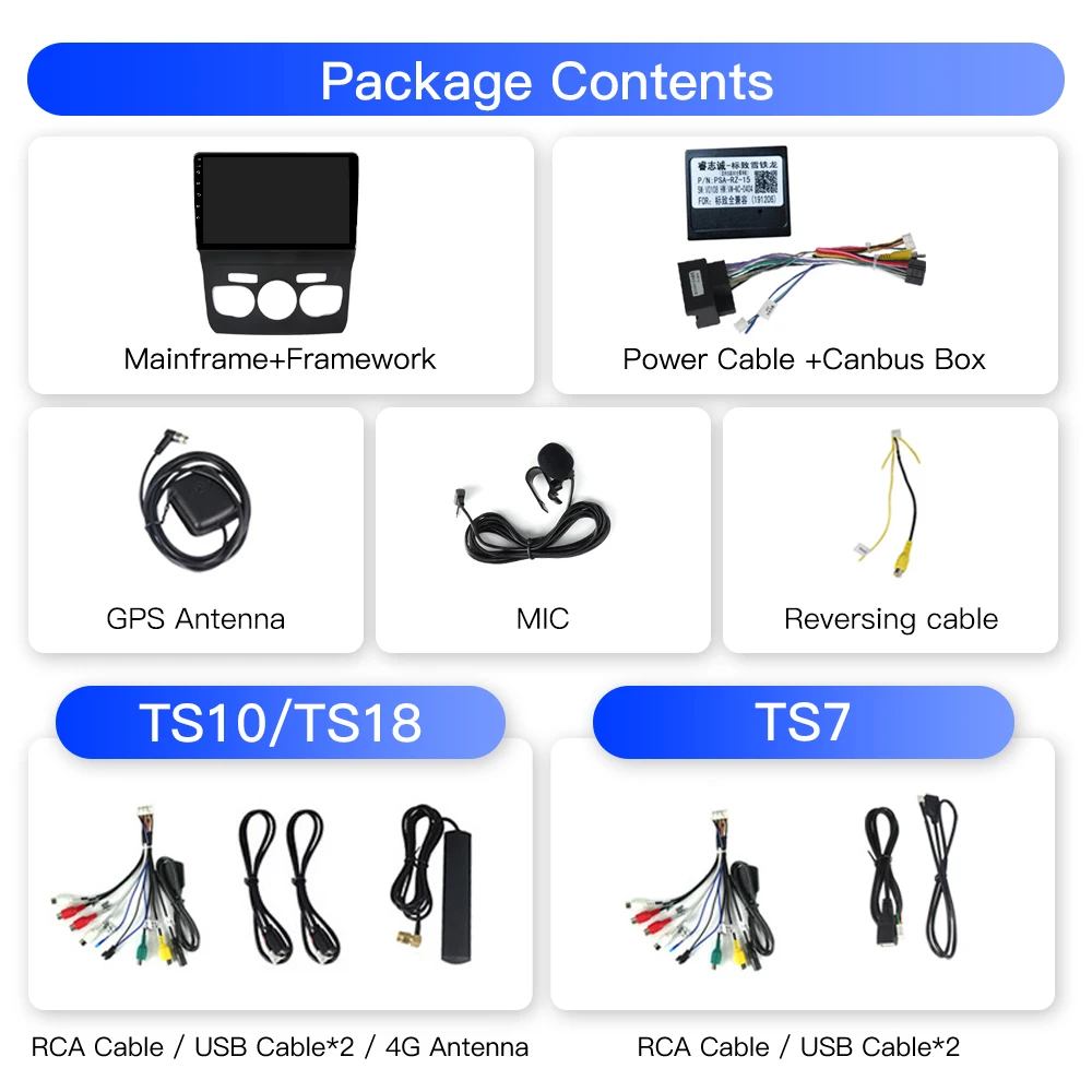 시트로엥 자동차 라디오 멀티미디어 플레이어 내비게이션 스테레오 헤드 유닛, 안드로이드 13, QLED 터치 스크린, 시트로엥 C4, C4L, DS4 2013 - 2017 용, 10 인치 플러그 앤 플레이 2d