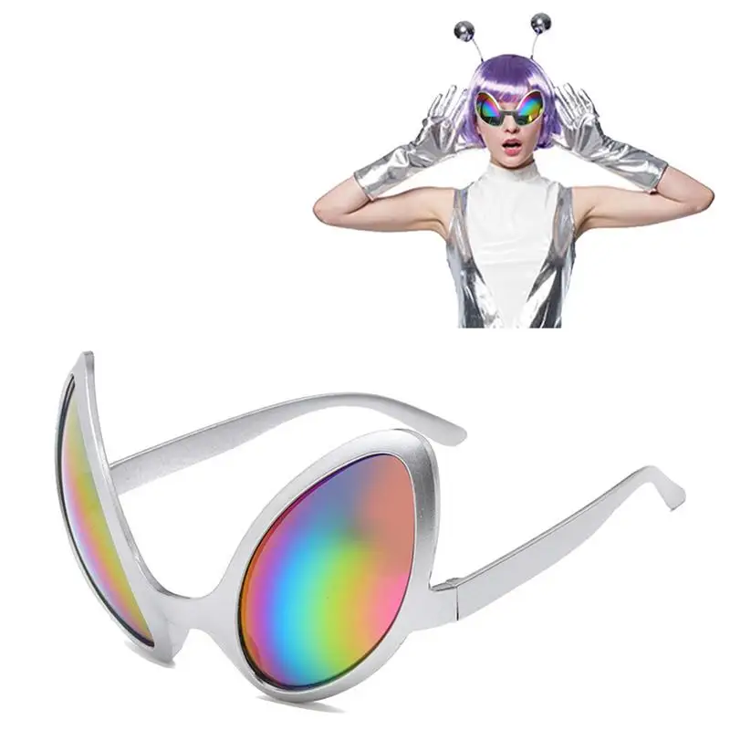 

Очки для костюма инопланетянина, прочные очки для моделирования инопланетянина, альтернативные формы, аксессуары для взрослых и детей