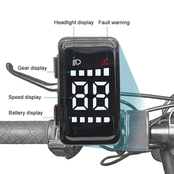 BAFANG DZ40 Electric Bike Meter Small Size Display for 8Fun BBS02 BBSHD BBS01 Ebike Mid Drive Motor Control Panel Kit 4