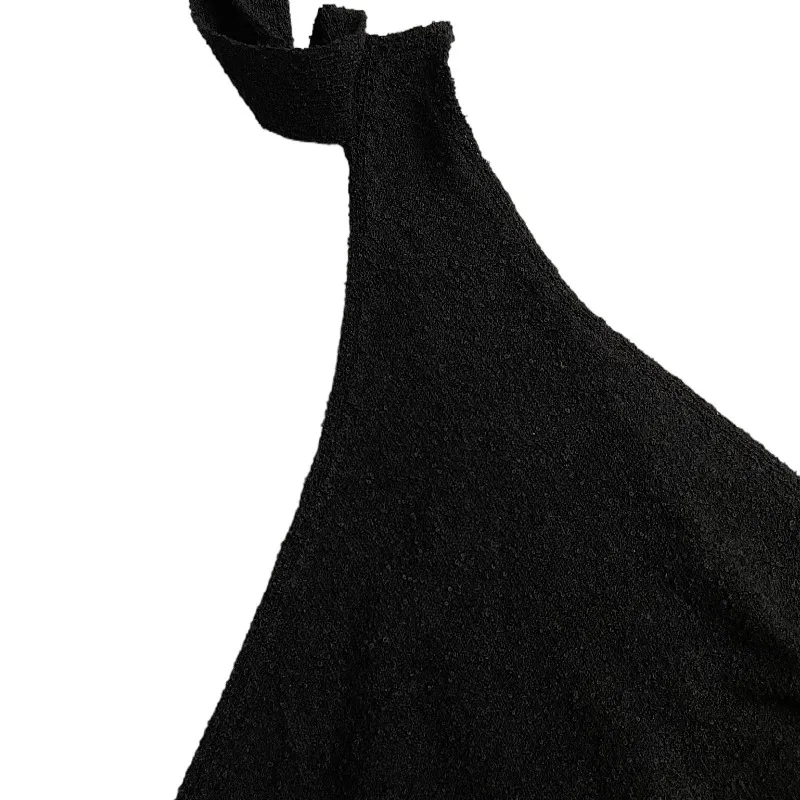 Vestidos de playa para vacaciones de verano para mujer, negros, de punto, sin mangas, ajustados, sexis, largos, elegantes, bohemios, para fiesta, 2025