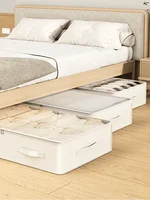 1PC Fabric perspective bed bottom storage bag, clothing storage bag, suitable for storing empty space under the bed at home 2