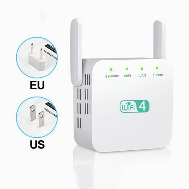 WiFi Répéteur Amplificateur, 300 Mbps Répéteur 2.4G WiFi Extender