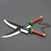 Demon killer Weapon Uzui Tengen Nichirin Blade The Sound Hashira Anime Peripheral Katana Sword Metal Weapon Model Boys Gift Toys 5