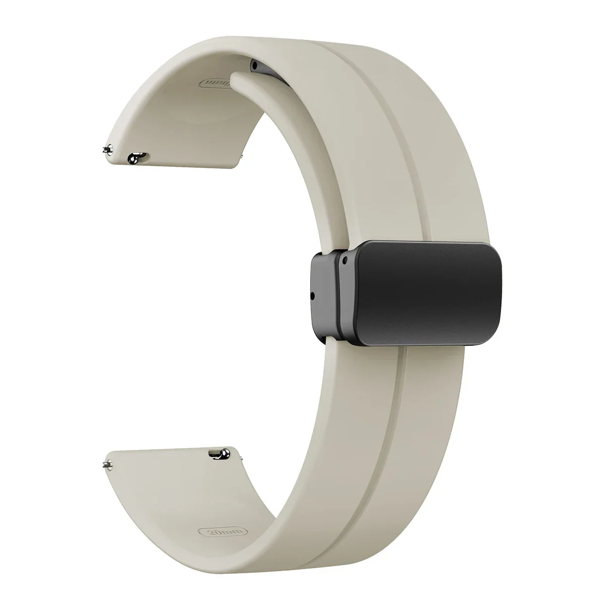 Versatile Silicone Magnetic Smartwatch Bracelet - Available in Multiple Sizes
