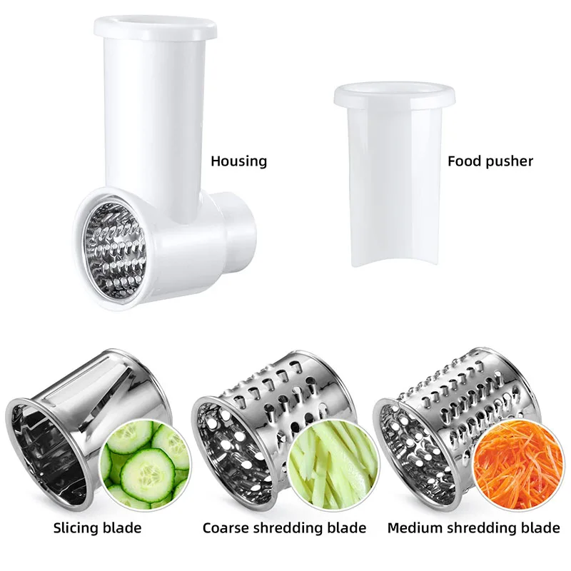Vegetable Slicer for Kitchen Aid Attachment Slicer Shredder Compatible with Kitchenaid Accessories Cheese Grater Attachment