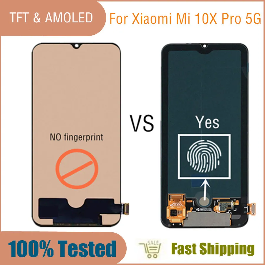 

6.57" For Xiaomi Mi 10X Pro 5G M2004J7BC LCD Display Touch Screen Assembly Replacement