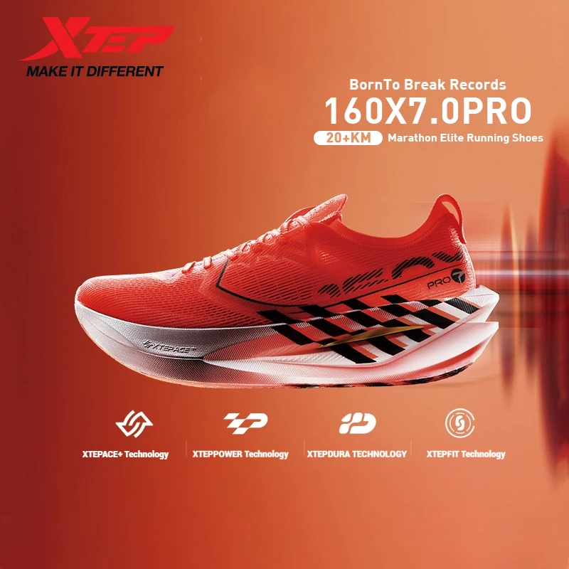 Xtep 160X 7.0 Pro Running Shoes 2025 Professional Marathon PB