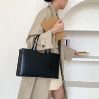 Sac à main grande capacité en cuir PU de la marque FLYING STARS, version coréenne, sac fourre-tout, sac à main tendance pour les trajets quotidiens, sac à main professionnel pour femmes 1