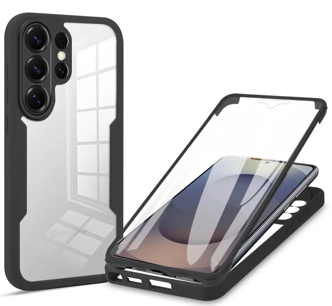 Crystal Clear 360° Full Wrap Protective Case with Camera and Screen Protection
