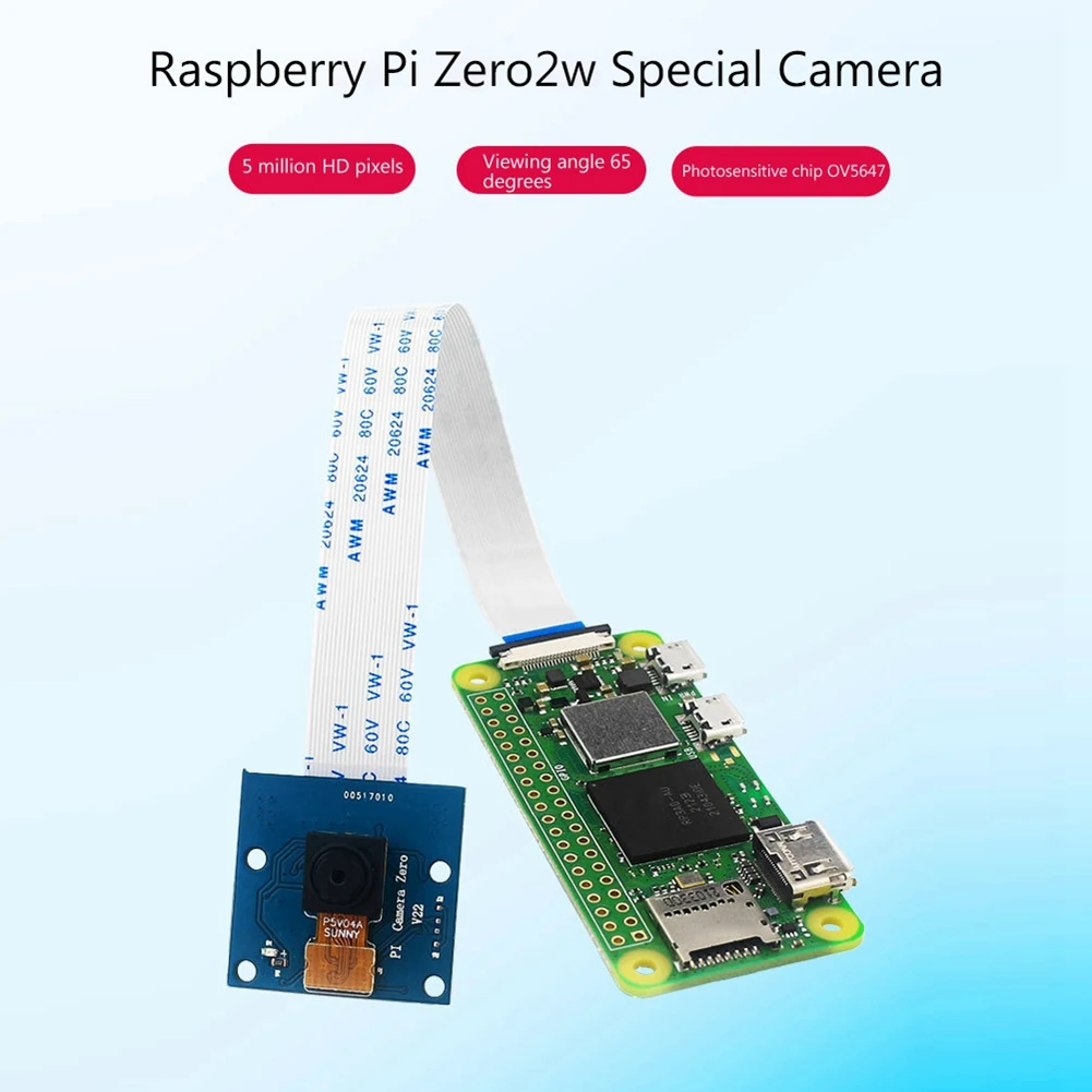 라즈베리 파이 제로 2W 카메라 5MP RPI 제로 카메라+15cm FFC Ov5647 칩 라즈베리 파이 제로 2W 카메라 모듈용 베스트셀러 제품