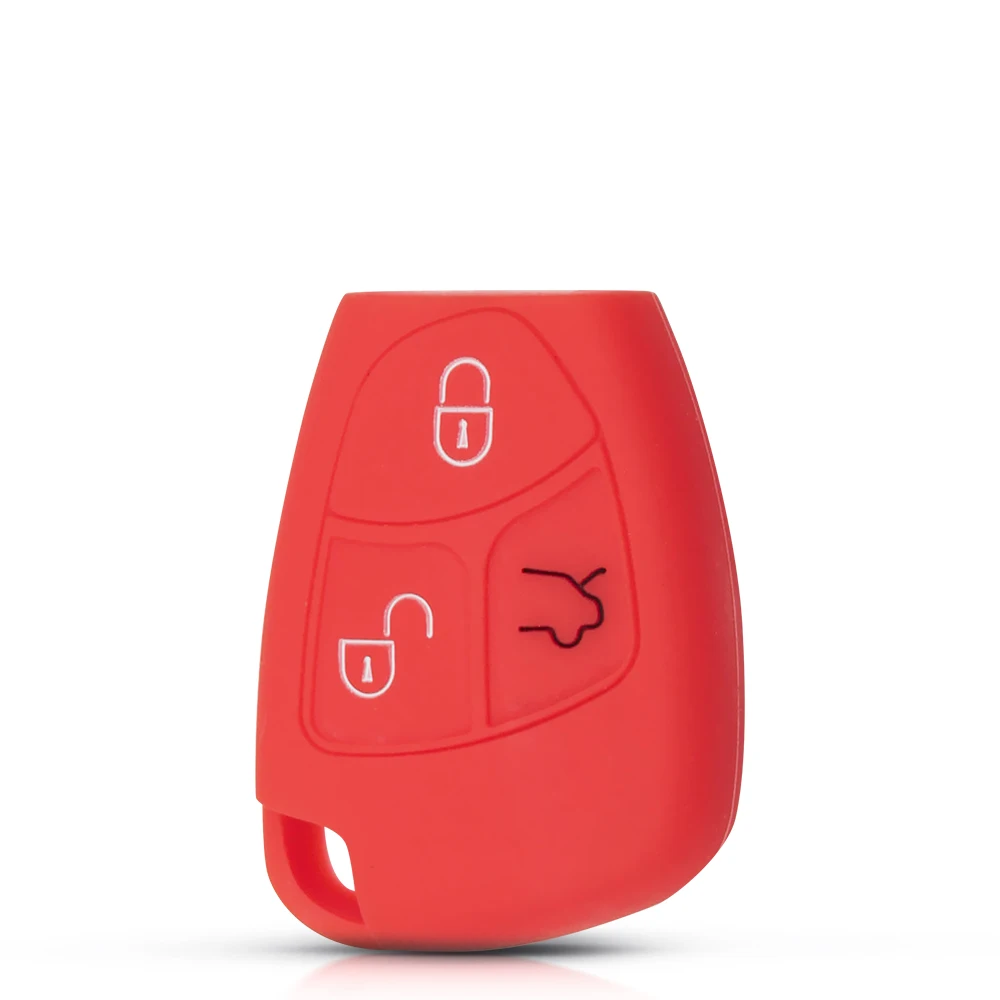 KEYYOU For Mercedes-Benz CL55 CL600 CL65 C230 C240 C280 C320 3 Button Silicone Remote Key Cover Protector Shell Case Fob - 4