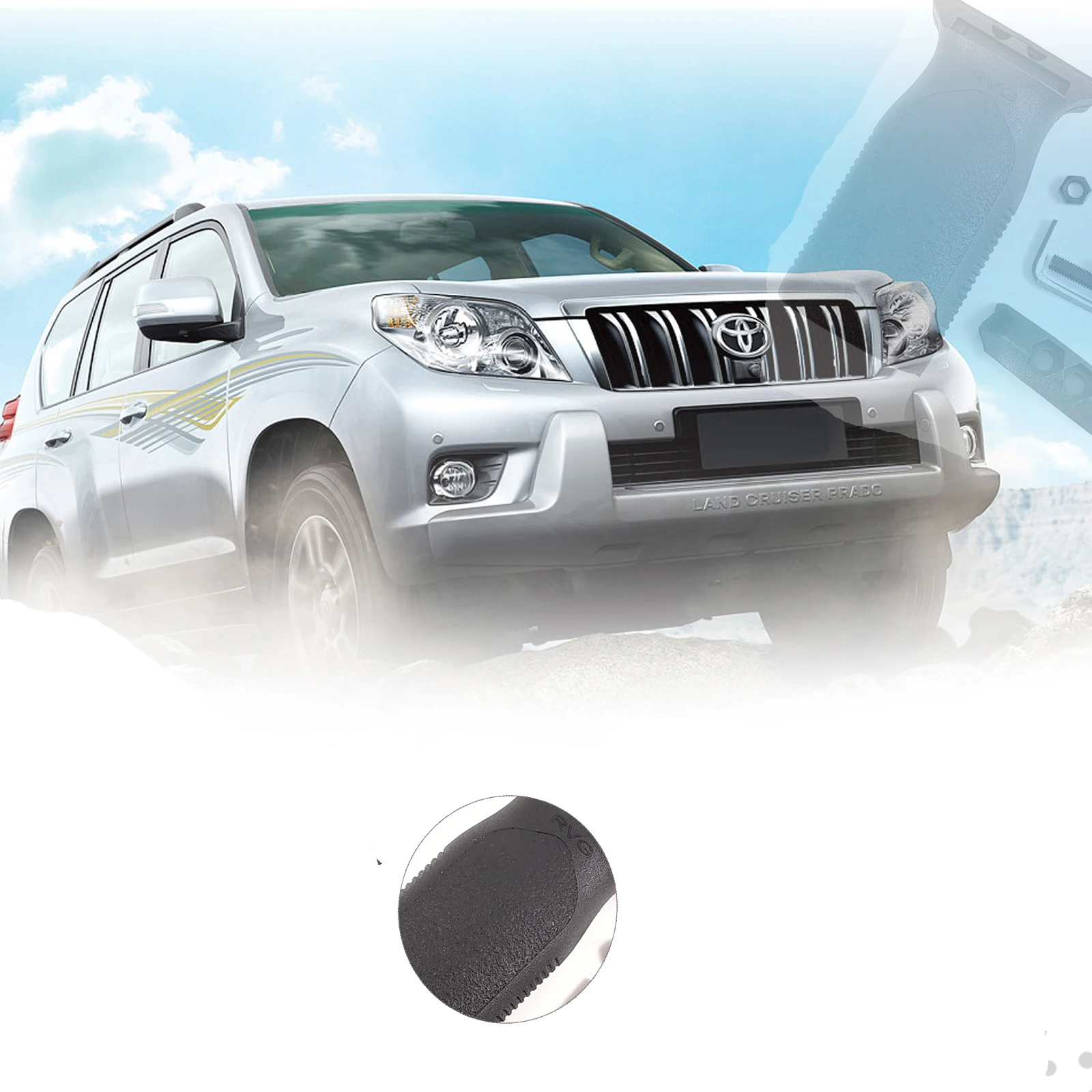 

Durable Black Grip motor handle For model RVG 20 mm
