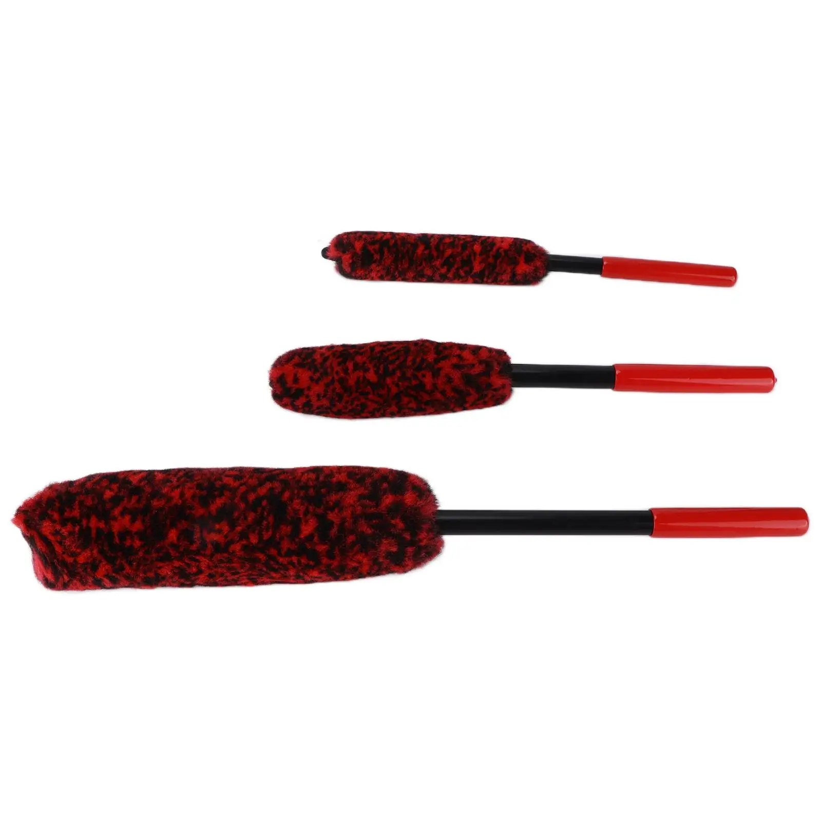 Wheel Hub Cleaner Detailing Brush Soft Dense Microfiber for rims Exhaust Pipes for car Motorcycles Bicycles