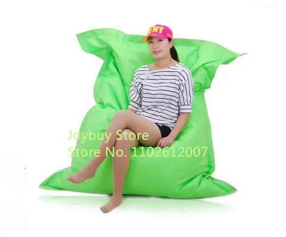 Waterproof Big Size Square Lazy Sofa Bean Bag Solid Chair Covers Without Filler/Inner Puff Couch Tatami for Outdoor
