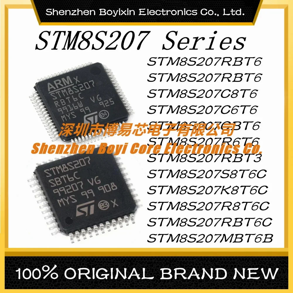 STM8S207RBT6 STM8S207R8T6 STM8S207C8T6 STM8S207C6T6 STM8S207CBT6 STM8S207R6T6 STM8S207RBT3 STM8S207S8T6C STM8S207K8T6C 207MBT6B 1piece 100% new stm8s207rbt6 stm8s207r8t6 stm8s208r8t6 stm8s208rbt6 qfp 64 chipset