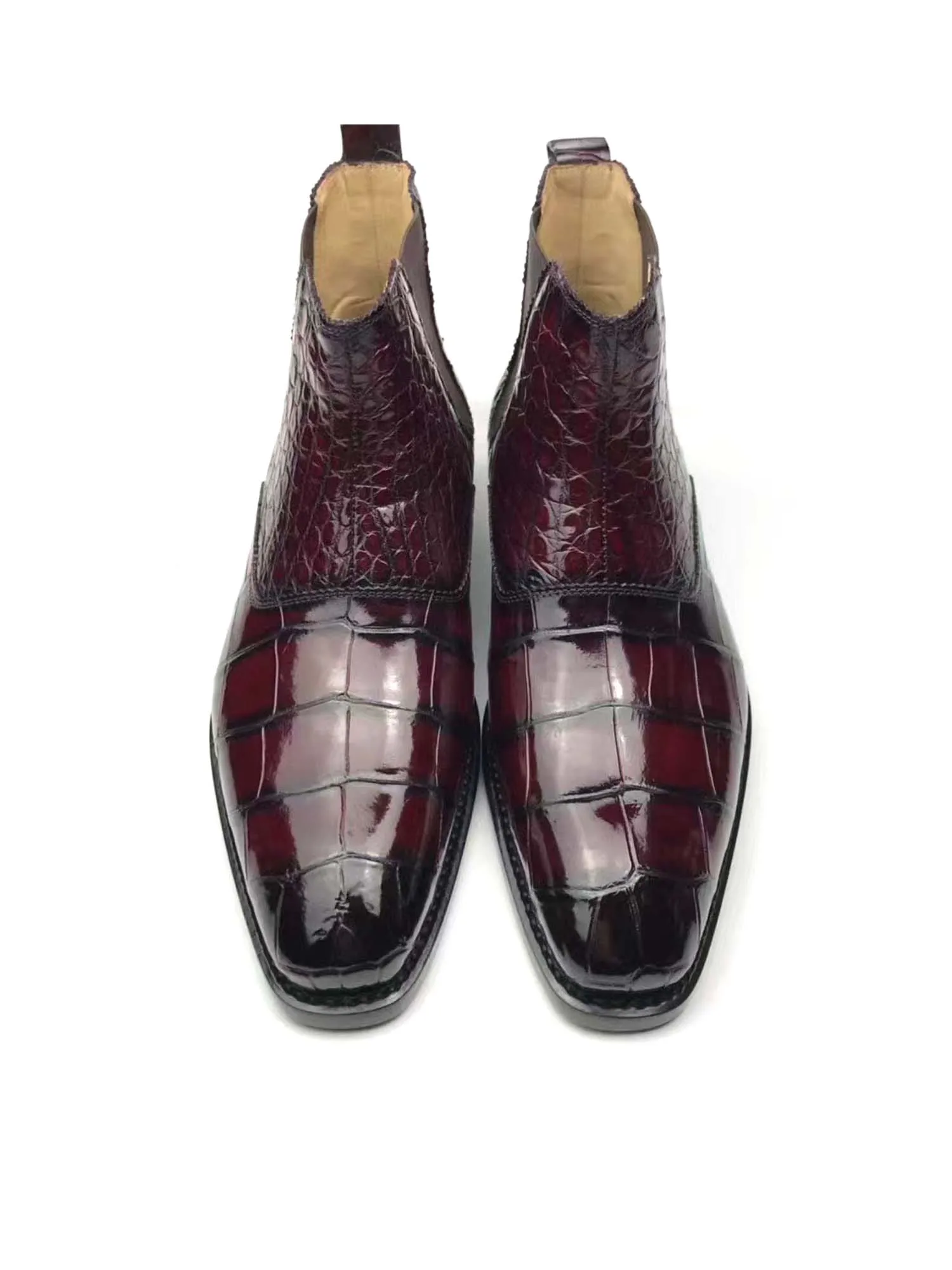 Рисунок 4 - Мужские ботинки kexima винно-красного