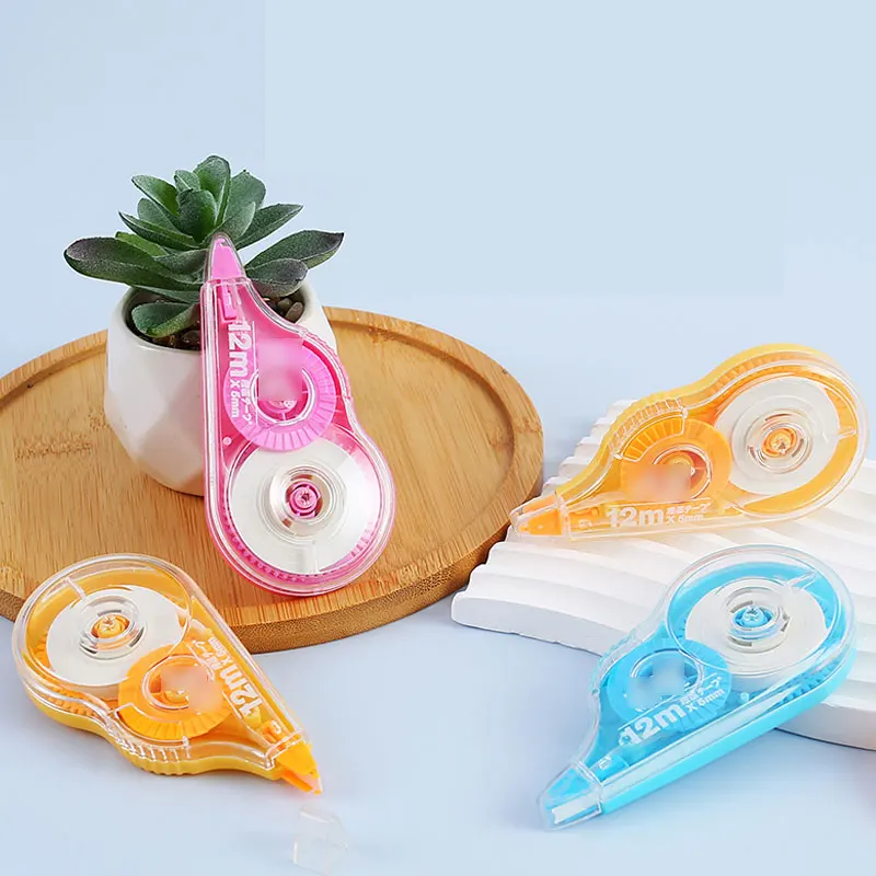 Correction tape 3 packs Color Correction Tape Easy Use Applicator Correct Error Writing Eraser School Offices Education