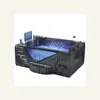 Modern bathroom black big sexy massage bathtub for fat people 1