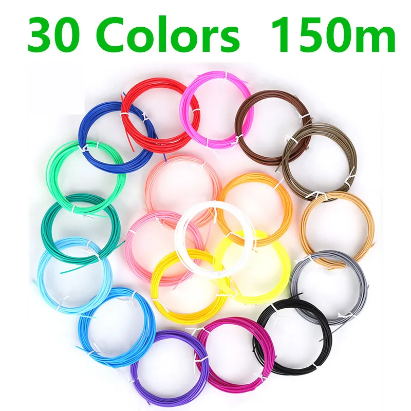 PCL Filament, Low Temperature 3D Pen Filament 1.75MM,Suitable For Low Temperature 3D Pen, Bright Colors, No Repetition